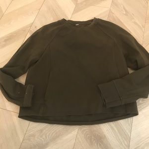 Lululemon Olive Green Hoodie 6 Pullover